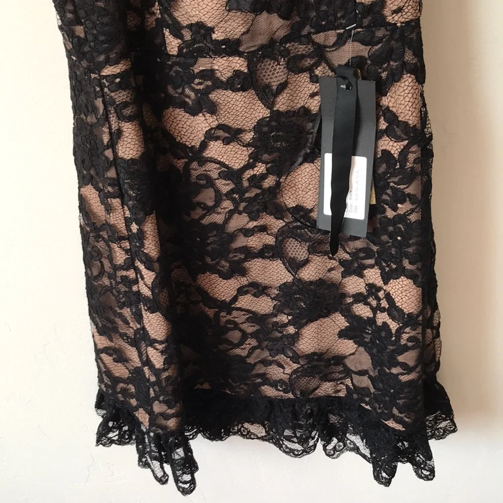 Bronx and Banco Willow Black Lace Dress XL New With Tags_4